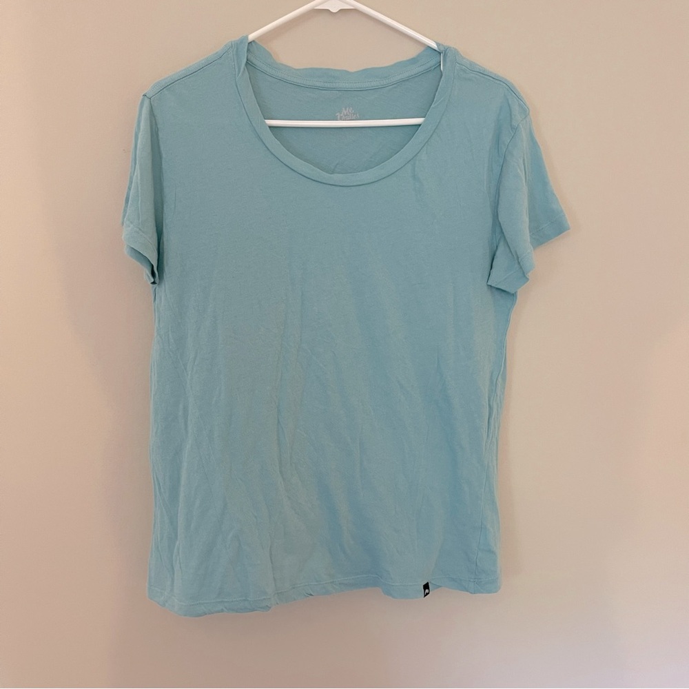 MeUndies Blue Crew Neck short sleeve tee